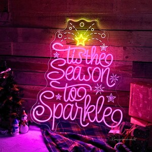 Custom Christmas Neon Sign Christmas Decor Christmas Porch Sign Yard Outdoor Garden Light Merry Christmas Sign Santa Decor Sign