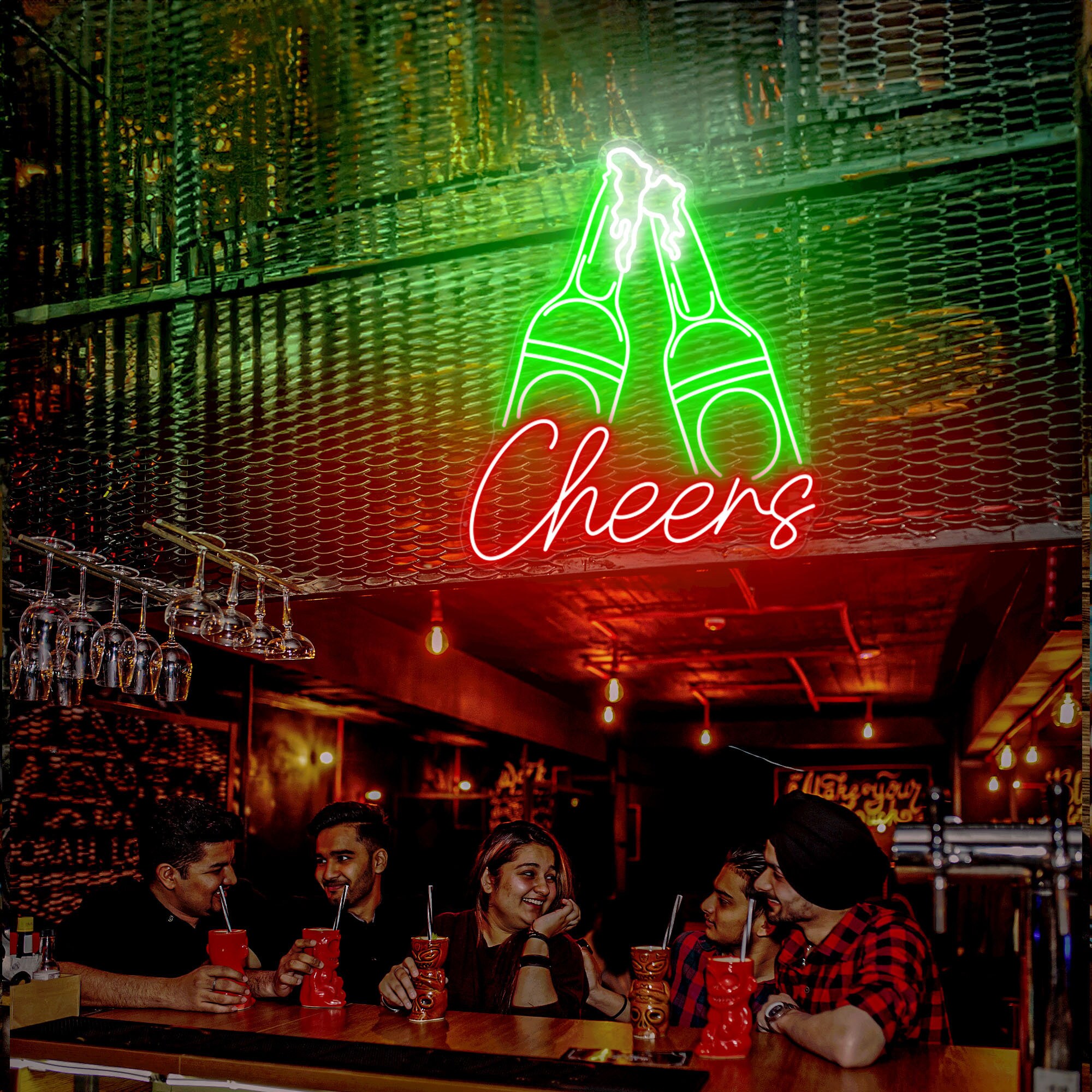 OPEN 24 Hrs ネオンサイン NEON SIGN ビールバー 装飾壁 インテリア 