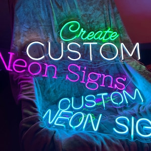 Custom Neon Signs | Aesthetic Custom Neon Signs| LED Neon Sign | Bar Sign | LED Sign |Wedding Neon Sign |Personalized Neon Sign| Custom name