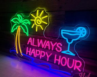 Custom Neon Sign: Business Logo, Wedding Decor, Bar Sign