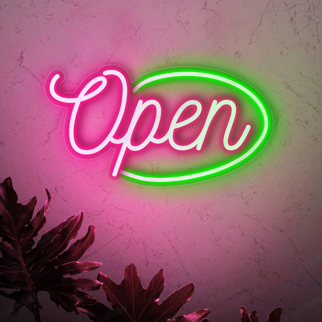 Neon Open Sign, Open Sign Led, Open Sign for Business, Open Sign Led Lights, Neon Bar Sign, We