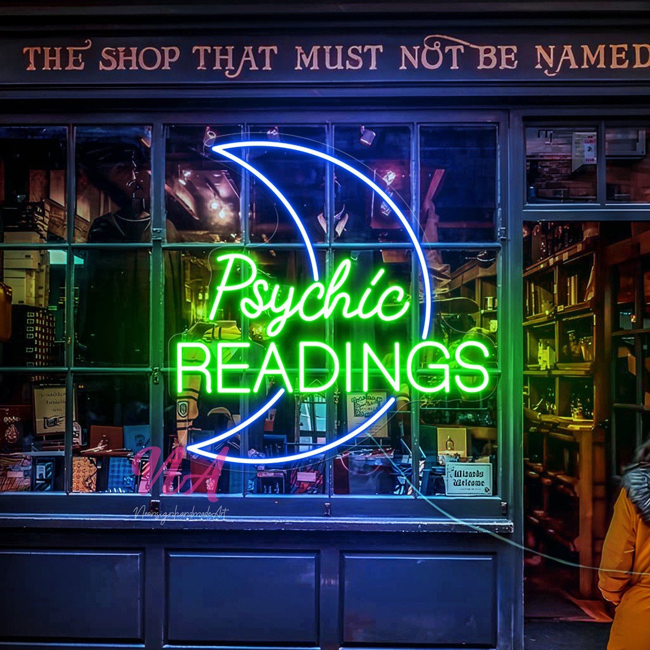Psychic Reading Neon Sign: Custom Tarot Decor - Etsy