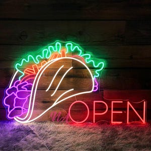 Custom Open Logo Warming House Neon Sign, Custom Open Led Sign, Custom Logo Sign For Wall, Neon Sign custom Shop Sign, Wall Decor Restaurant