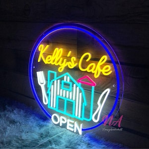 Custom Logo Business Neon Sign Custom Neon Sign Warming House Custom Neon Sign Logo Custom Logo Decor Custom Shop Sign Wall Decor Business