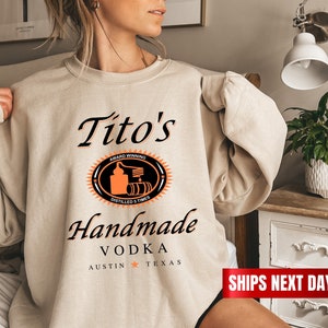 Alcohol brand sweatshirts top