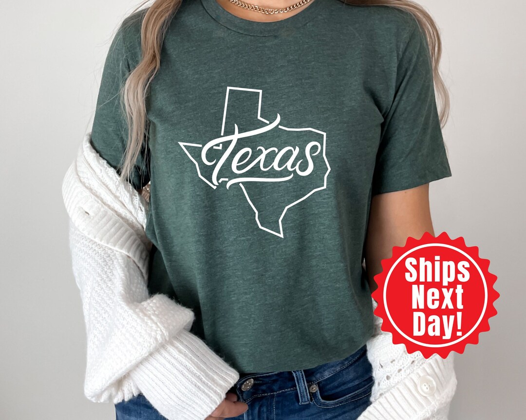 Texas Map Shirt Texas Shirt Home State Shirt Texas Home - Etsy