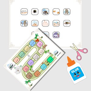 Manualidades para el Hajj, actividades imprimibles, actividades islámicas, Eid Mubarak, palabras del Hajj en árabe, tarjetas didácticas para el Hajj, descarga digital, peregrinación