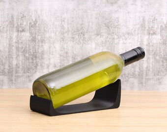 Minimal Wine Stand, Single Bottle Wine Rack for wine lovers