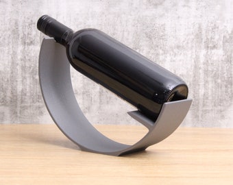 Crescent Wine Stand, Single Bottle Wine Rack for wine lovers