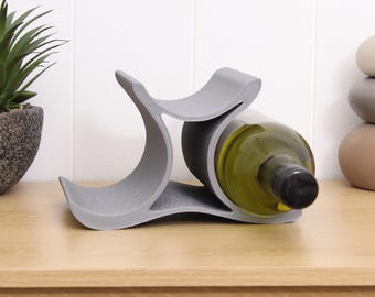Mini Celeste Wine Rack, Bottle Countertop Wine Stand, Vertical