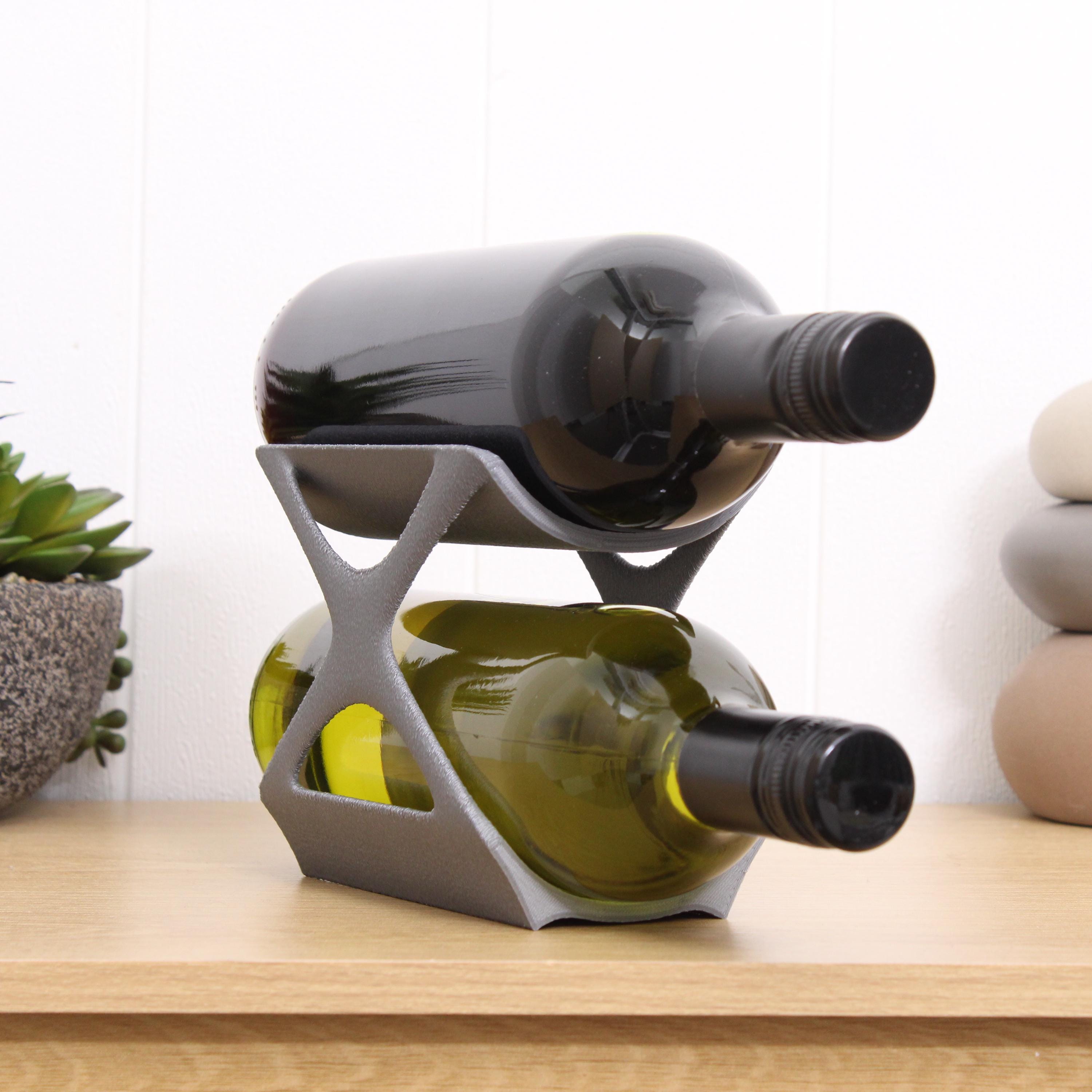 2 bottle wide wine rack hotsell
