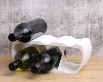 Lusso Wine Rack, Countertop Wine Holder for Wine Lovers and home bars