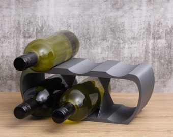 Lusso Wine Rack, Countertop Wine Holder for Wine Lovers and home bars