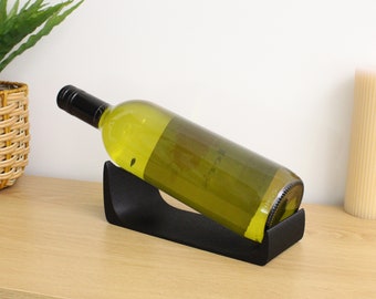 Minimal Wine Stand, Single Bottle Wine Rack for wine lovers