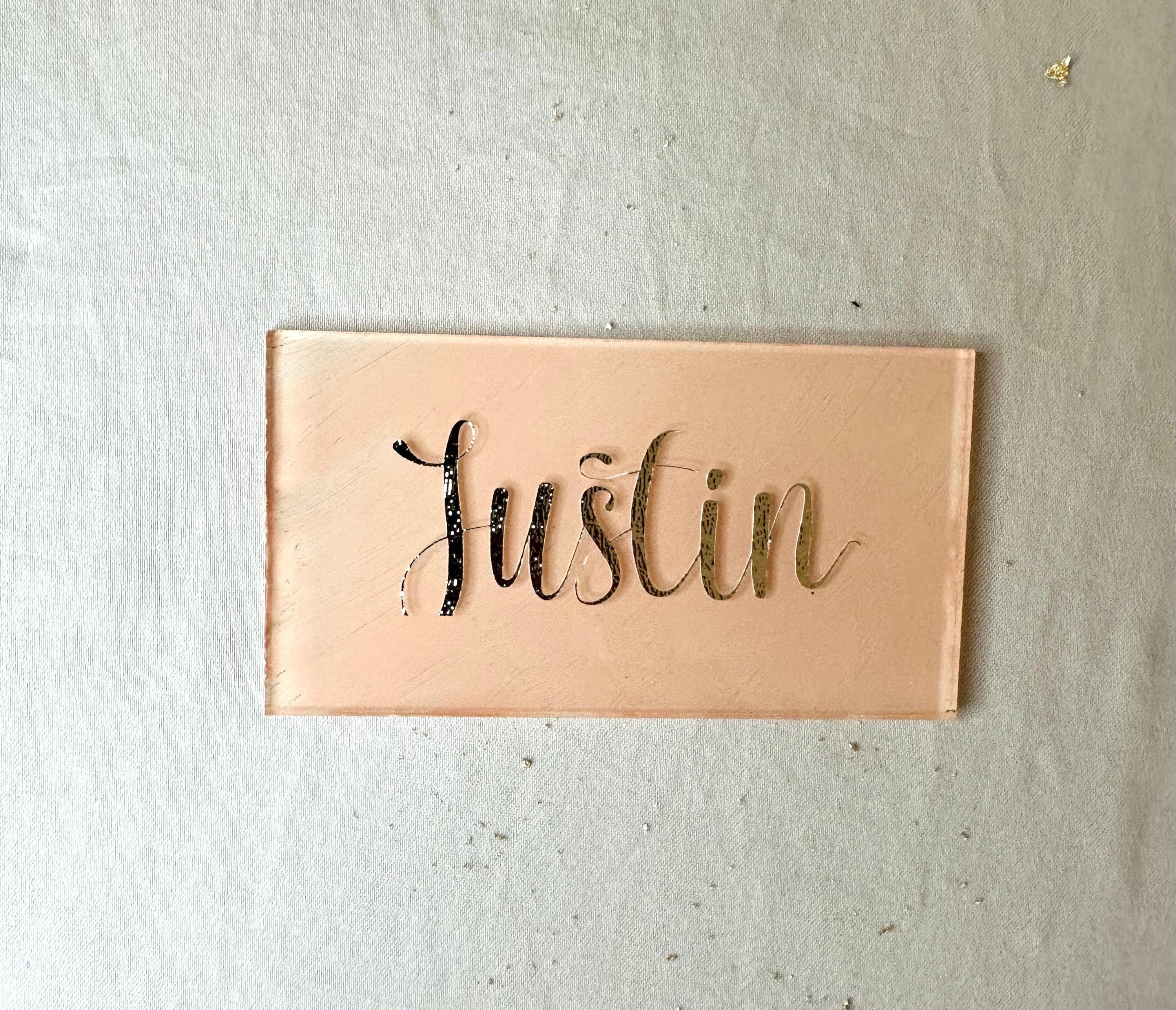 Personalized Name Plate, Acrylic Name Plate, Wedding Name Plates, Name