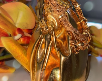RANI potli bag - gold colored