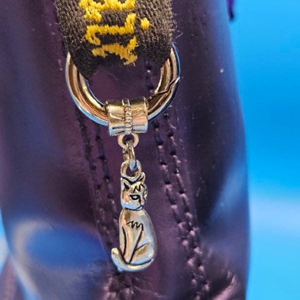 Cat charms for your Dr Martens boots. Big cats, small cats, cute cats, grumpy cats - from this crazy cat lady to you.