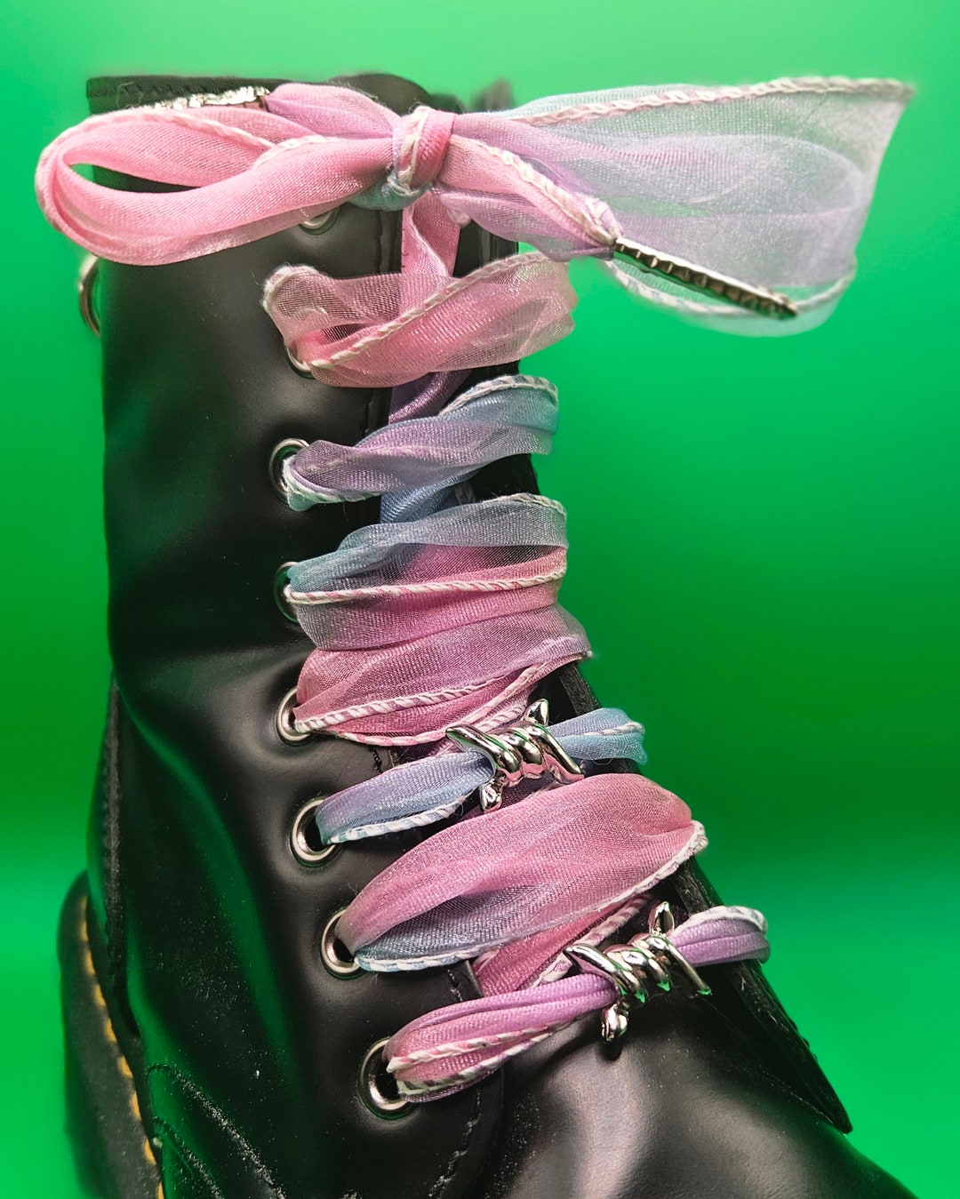 Shimmery Pastel Colour Gradient Organza Ribbon Laces for Your Dr