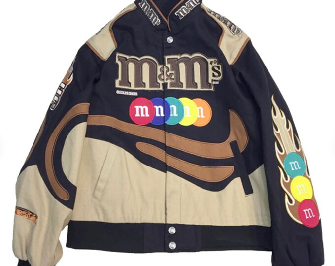 Vintage M&M Racing Jacket Nascar Jacket 90s Vintage Etsy