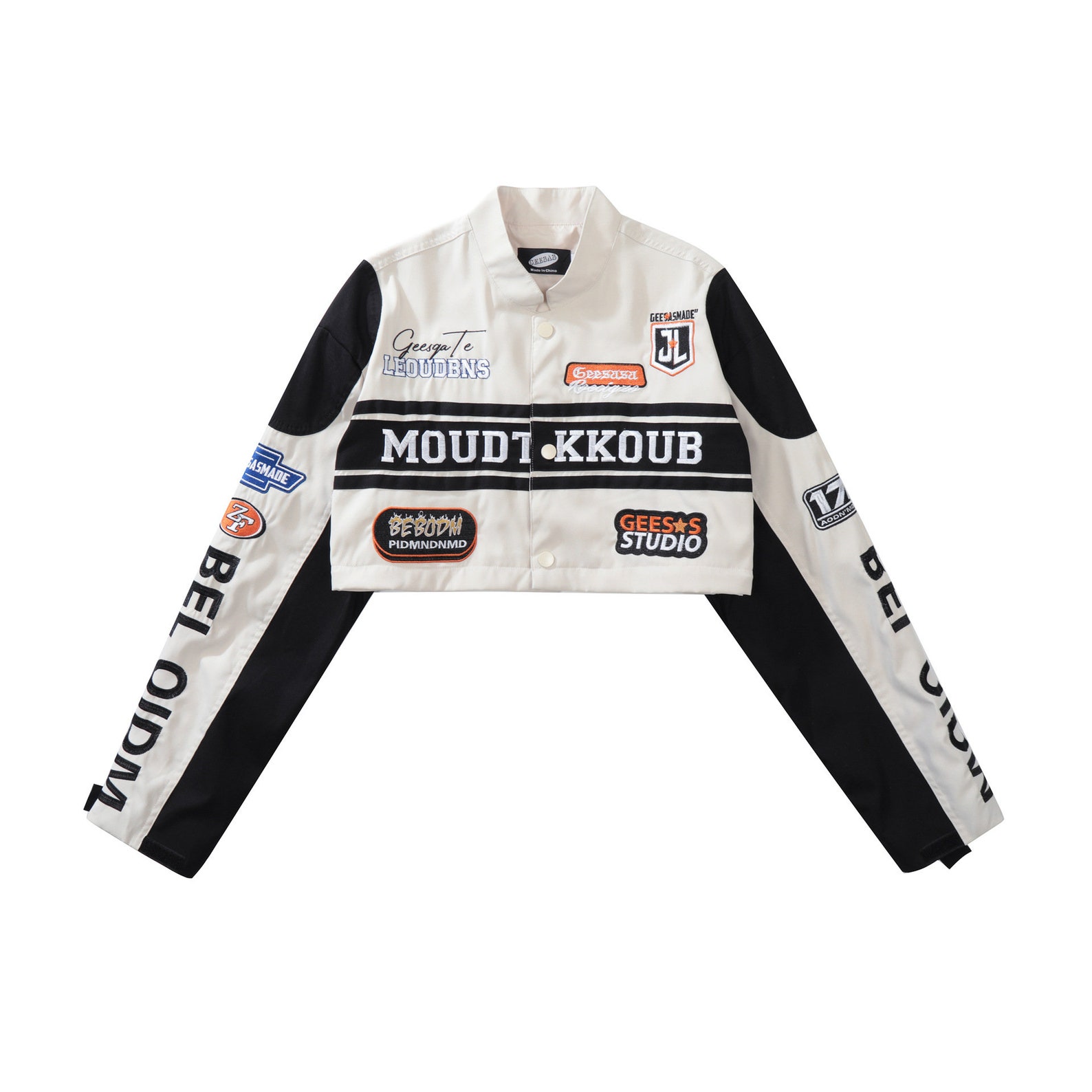 Detachable Stand Collar Motorcycle Jacket Moudt Kkoub Etsy UK