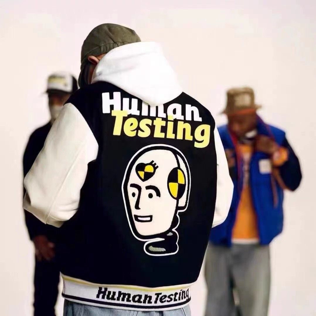 メンズ HUMAN MADE - HUMAN TESTING VARSITY JACKET L sizeの通販 by n