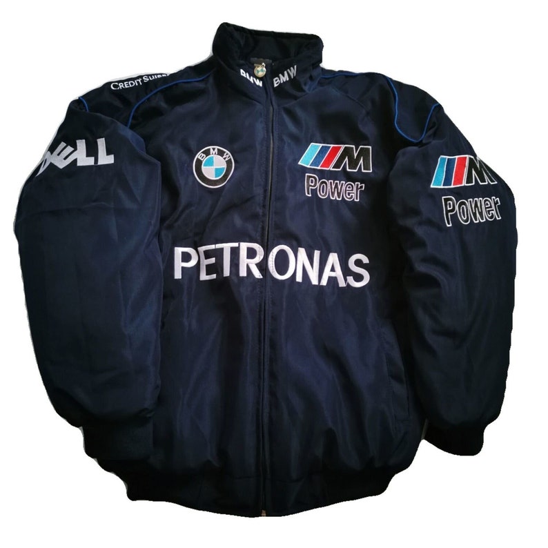 F1 Petronas Racing Jacket Vintage With Cotton Front Zipper - Etsy