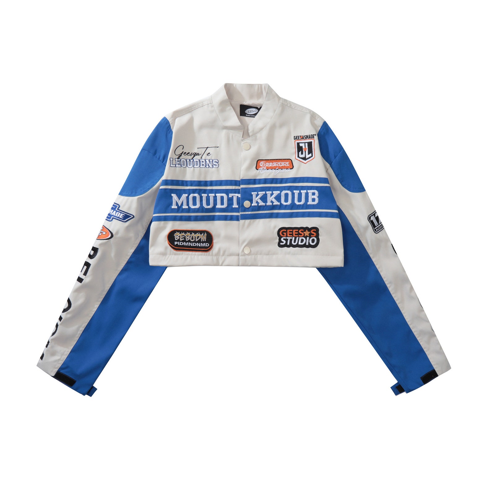 Detachable Stand Collar Motorcycle Jacket Moudt Kkoub Etsy