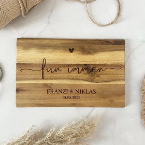 Personalized wedding gift, engagement gift, wooden wedding cutting board, guest gift, wedding board, newlyweds