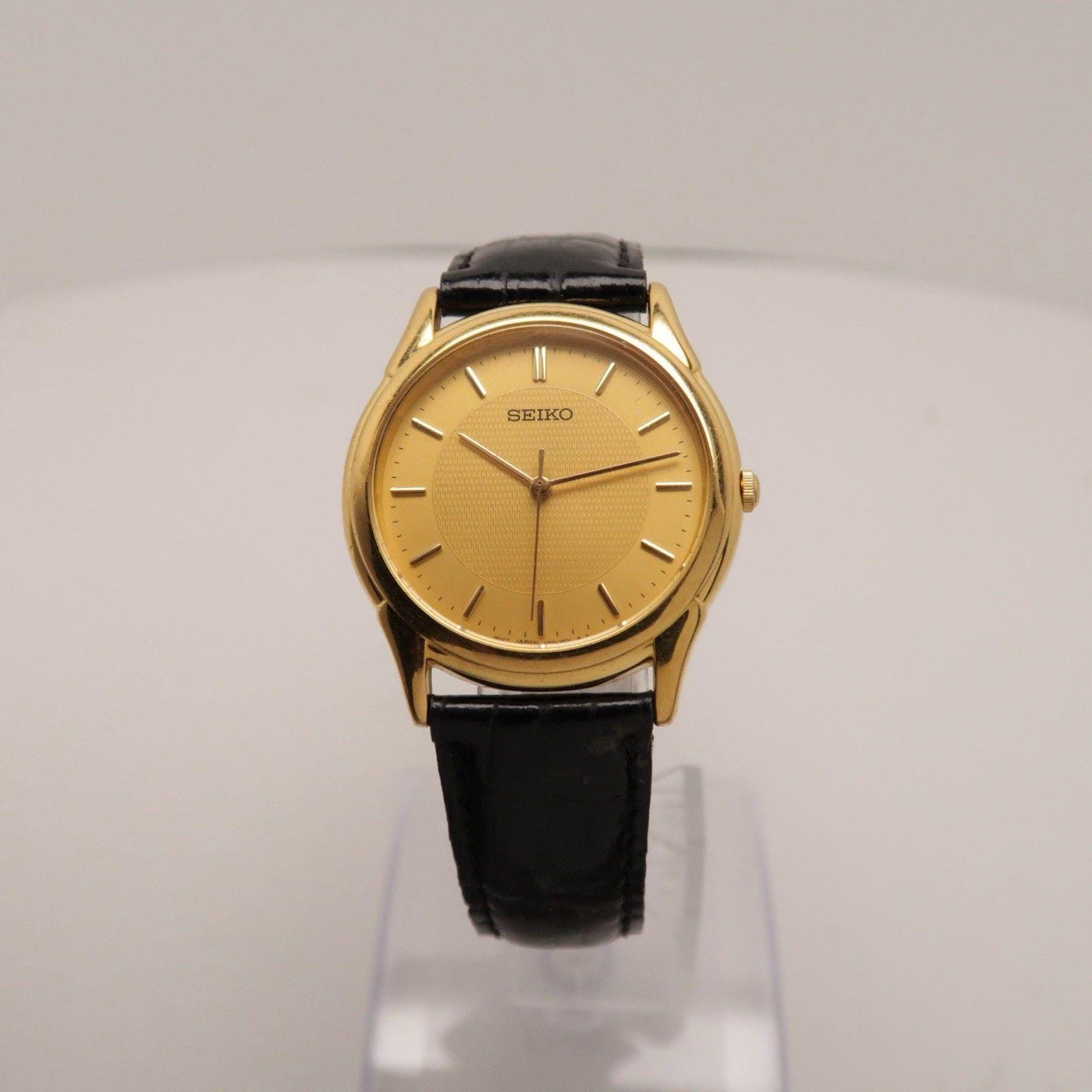 SEIKO 新品電池 美品 腕時計 メンズ V701-5K80 オクタゴン 希少 【新品 