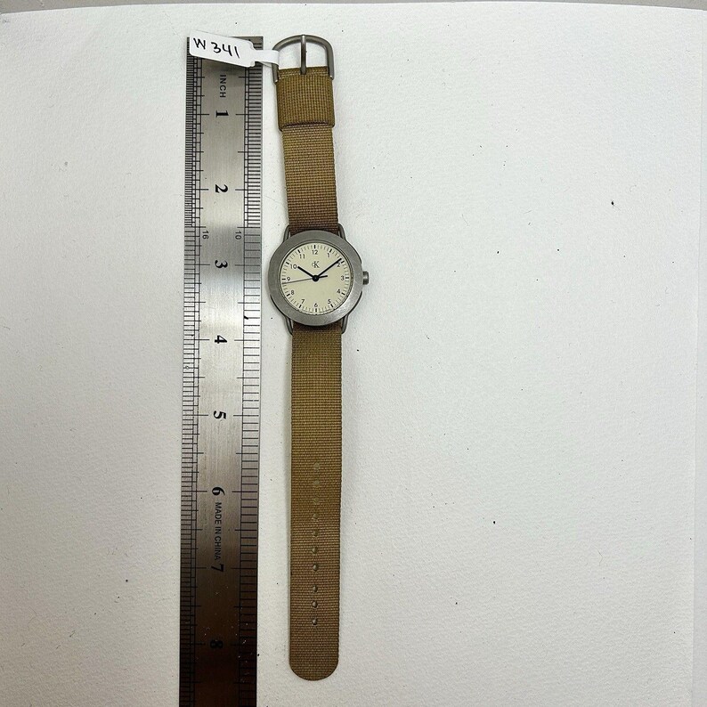 CALVIN KLEIN Swiss K5121 Analog Quartz Men Vintage Watch W341 *WORKING image 9