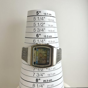 Reloj vintage SEIKO ALBA Y770-5080 Cronógrafo Digital de Cuarzo para Hombre W220 *FUNCIONANDO imagen 8