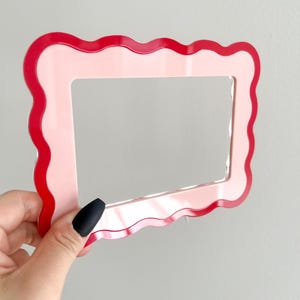 Wavy Acrylic Light Switch Frame | Modern Wall Plate Cover | Custom Colour Home Decor