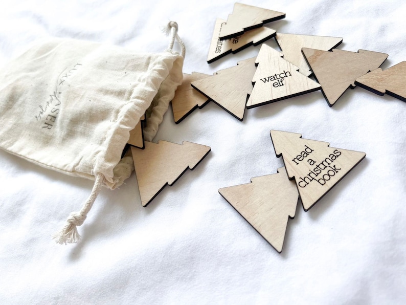 christmas tree shaped advent calender