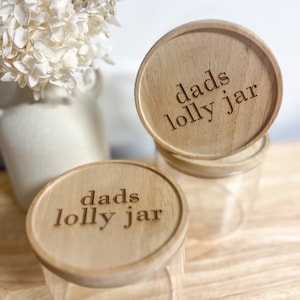 Lolly Jar - Dads lolly jar - Poppys lolly jar