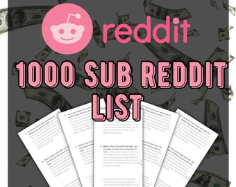 SubReddit list | Reddit list | Reddit Guide | Onlyfans Reddit list | content creator | reddit how too | reddit tips | onlyfans creator |