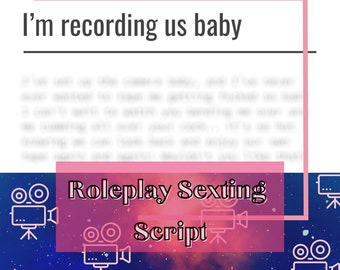 Sexting Roleplay Script: Adult Content Creation (Digital Download)