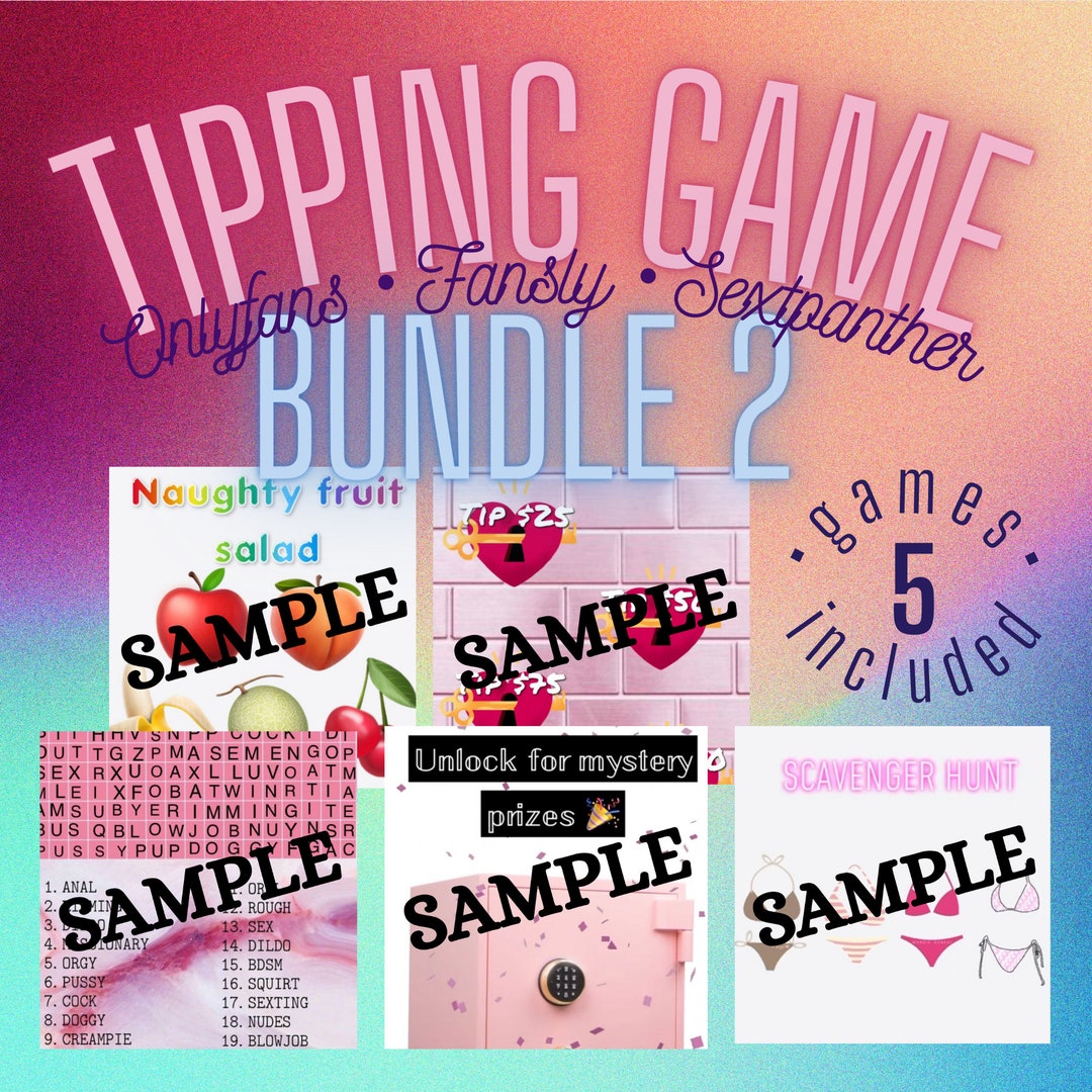 Onlyfans Tip Games, Tip Games Bundle, Content Creator Games, Camgirl