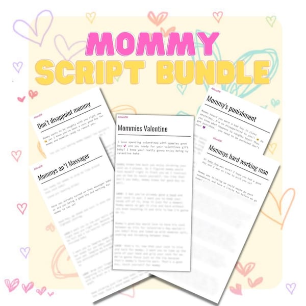 Onlyfans mommy scripts | sexting script bundle, mommy Sexting script bundle | content creator scripts | onlyfans fansly snapchat twitch