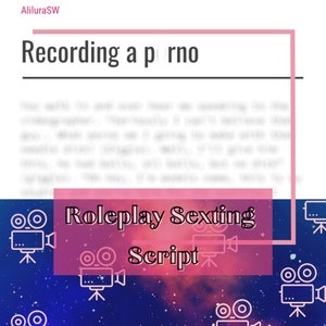 Adult Roleplay Sexting Script: Onlyfans, Twitch, Fansly (Digital Download)
