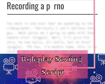 Adult Roleplay Sexting Script: Onlyfans, Twitch, Fansly (Digital Download)