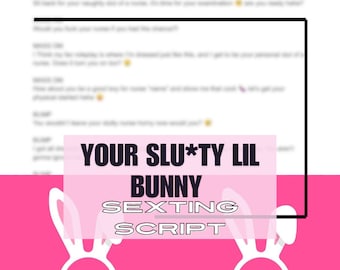 Guión de sexting de conejito: Creación de contenido para adultos (Descarga digital)