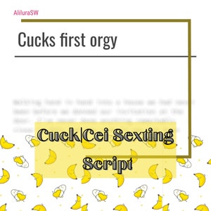 Roteiro de cuco | adulto cuck cei sexting Script | Scripts de sexting para a indústria adulta | Onlyfans cuck cei Script | Twitch Camgirl Snapchat fãs