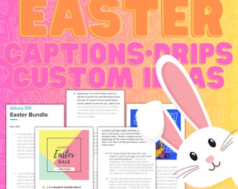 Easter OnlyFans textning och anpassade videoidéer-paket