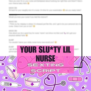 ナースロールプレイセクスティングスクリプト（デジタルダウンロード）