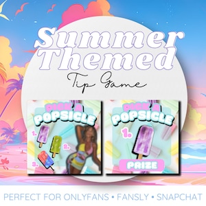 Onlyfans summer theme tipping game, tip games, content creator games , fansly tip games, onlyfans game ideas, onlyfans tips, of tricks