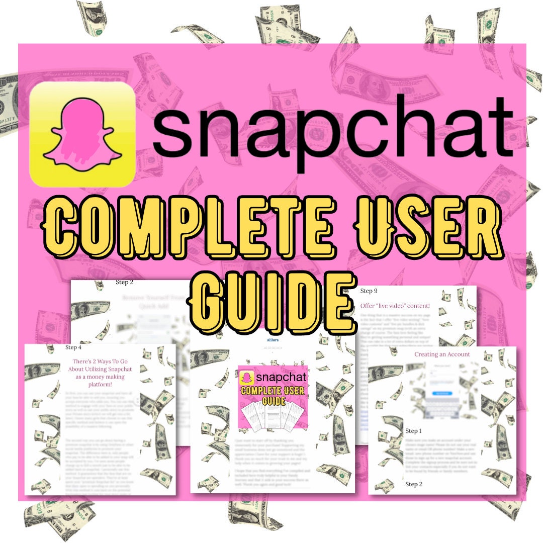 Snapchat User Guide: Step-by-step Tips (digital Download) - Etsy