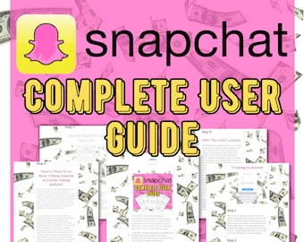 Snapchat User Guide: Step-by-Step Tips (Digital Download)