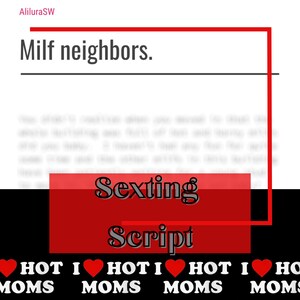 Milf script | adult milf sexting Script | Adult Industry sexting Scripts | Onlyfans milf Script | Twitch Camgirl Snapchat Fansly