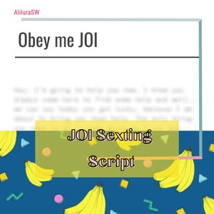 Joi-Schrift | Erwachsenen Joi Sexting Script | Erwachsene Industrie Sexting Scripts | Onlyfans joi Script | Twitch Camgirl Snapchat Fansly