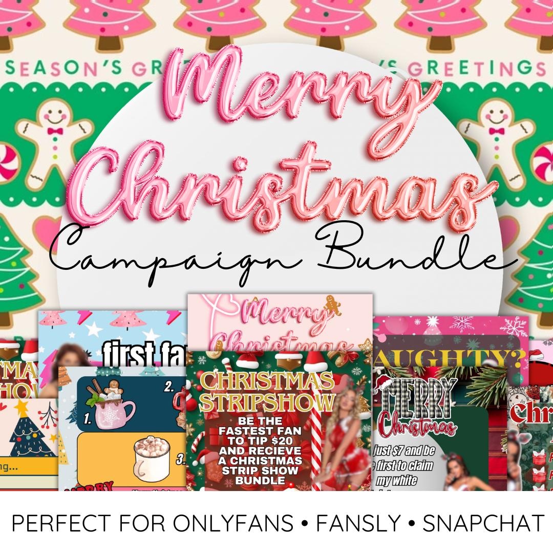 Onlyfans Christmas Campaigns December Campaign Bundle, Joi Sexting